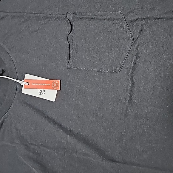 Marine layer Boyfriend Crew Tee in Black - Picture 10 of 11